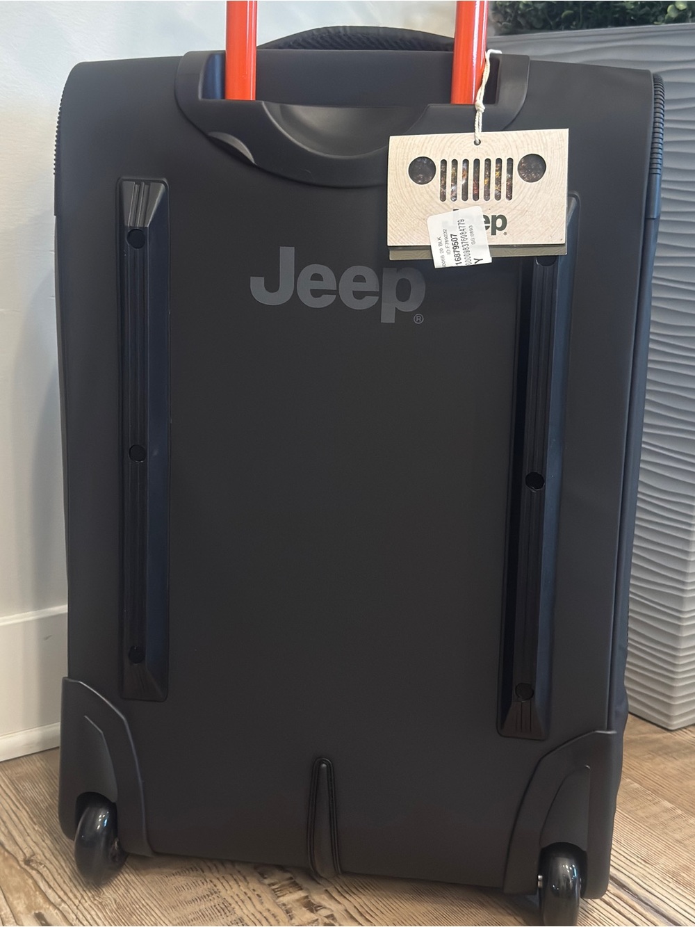Jeep Black Carry-On with Orange Telescopic Handle - Picture 10 of 16